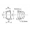 Radiateur d'huile de boite de vitesse automatique AVA QUALITY COOLING