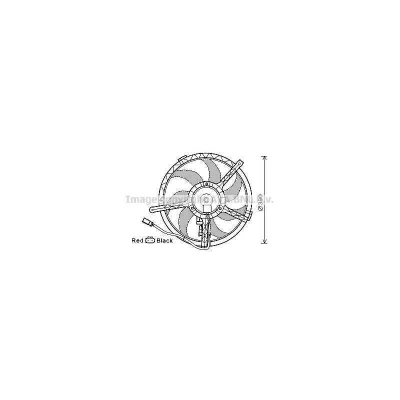 Ventilateur (refroidissement moteur) AVA QUALITY COOLING