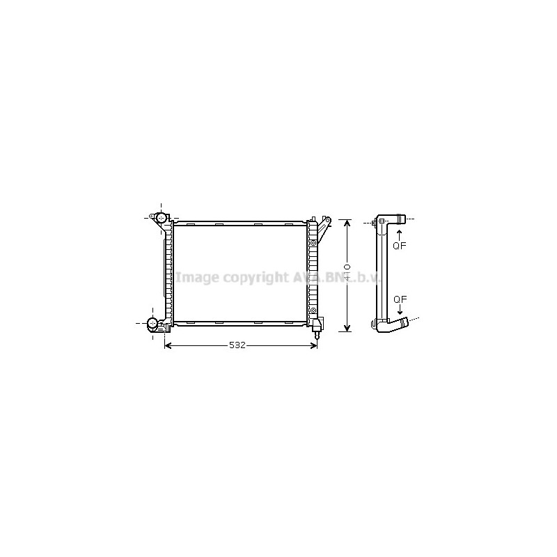 Radiateur AVA QUALITY COOLING
