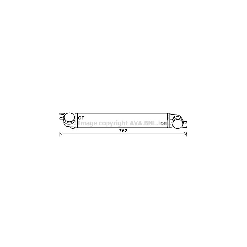 Intercooler (échangeur d'air) AVA QUALITY COOLING