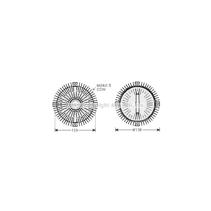 Visco-coupleur AVA QUALITY COOLING