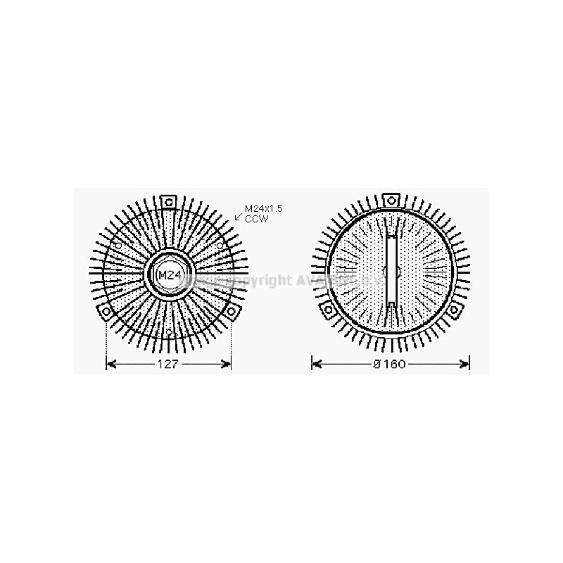 Visco-coupleur AVA QUALITY COOLING