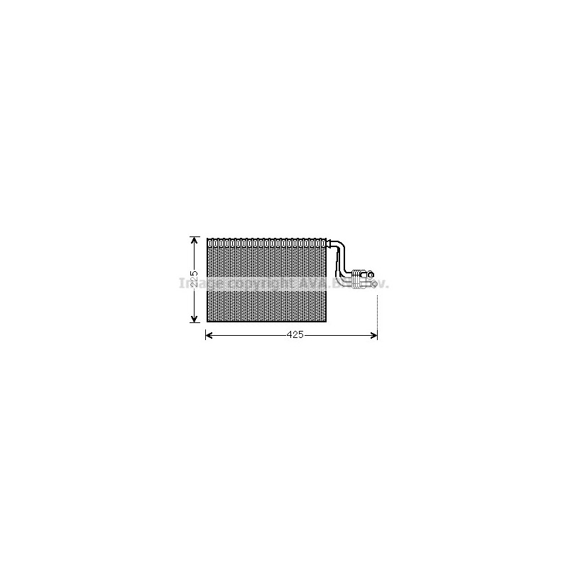 Evaporateur de climatisation AVA QUALITY COOLING