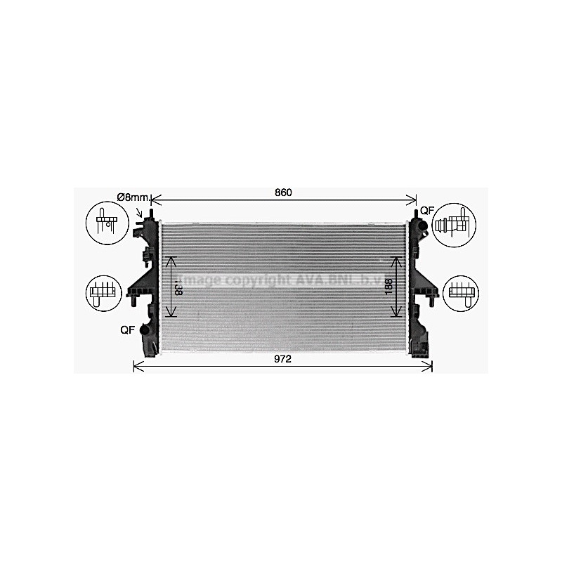 Radiateur AVA QUALITY COOLING