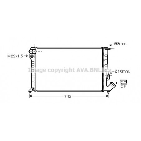 Radiateur AVA QUALITY COOLING