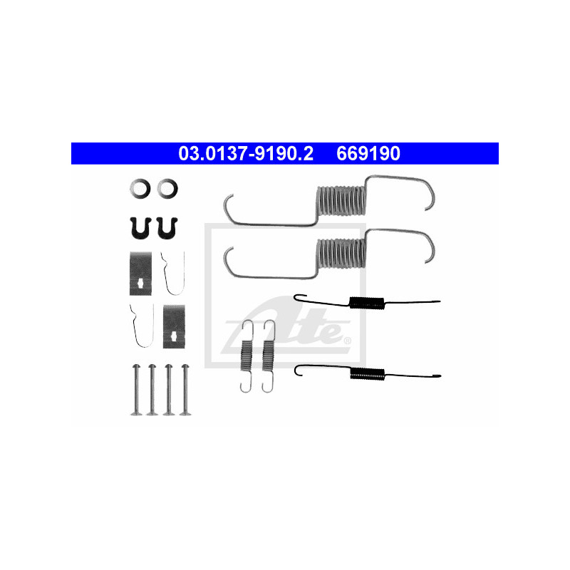 Kit d'accessoires (mâchoire de frein) ATE