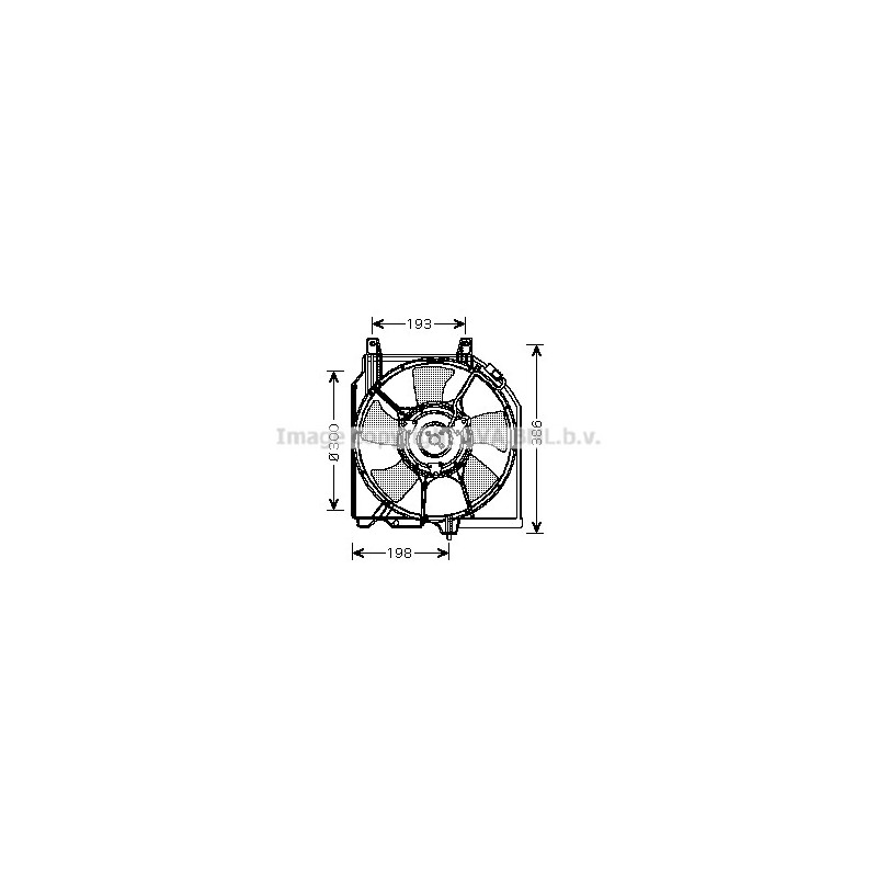 Ventilateur (refroidissement moteur) AVA QUALITY COOLING