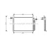 Condenseur de climatisation AVA QUALITY COOLING