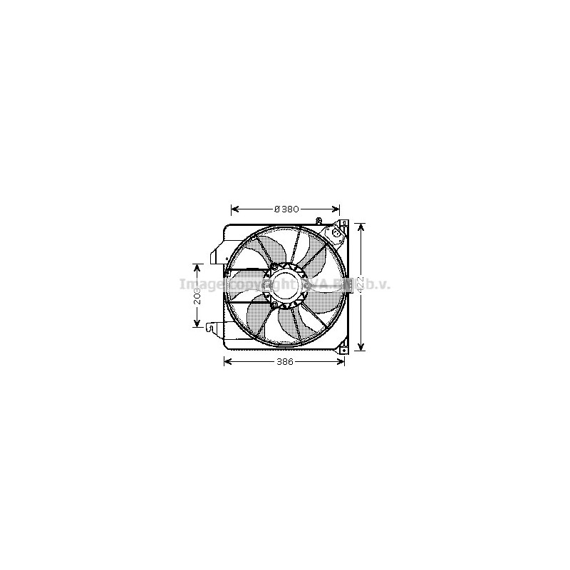 Ventilateur (refroidissement moteur) AVA QUALITY COOLING