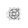 Ventilateur (refroidissement moteur) AVA QUALITY COOLING