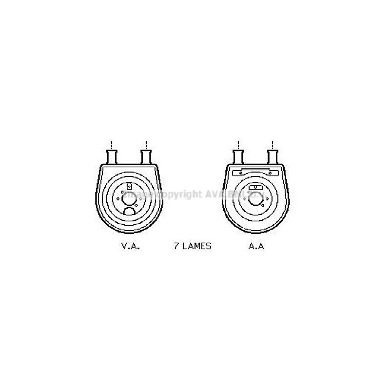 Radiateur d'huile AVA QUALITY COOLING