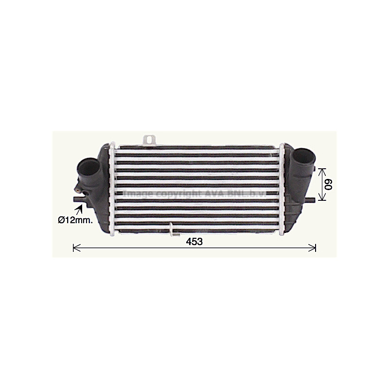 Intercooler (échangeur d'air) AVA QUALITY COOLING