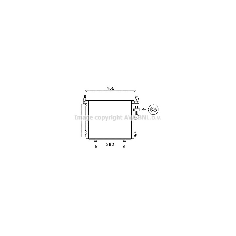 Condenseur de climatisation AVA QUALITY COOLING