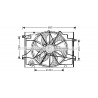 Ventilateur (refroidissement moteur) AVA QUALITY COOLING