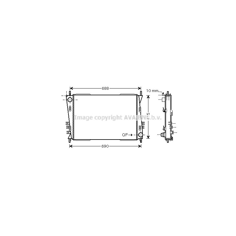 Radiateur AVA QUALITY COOLING