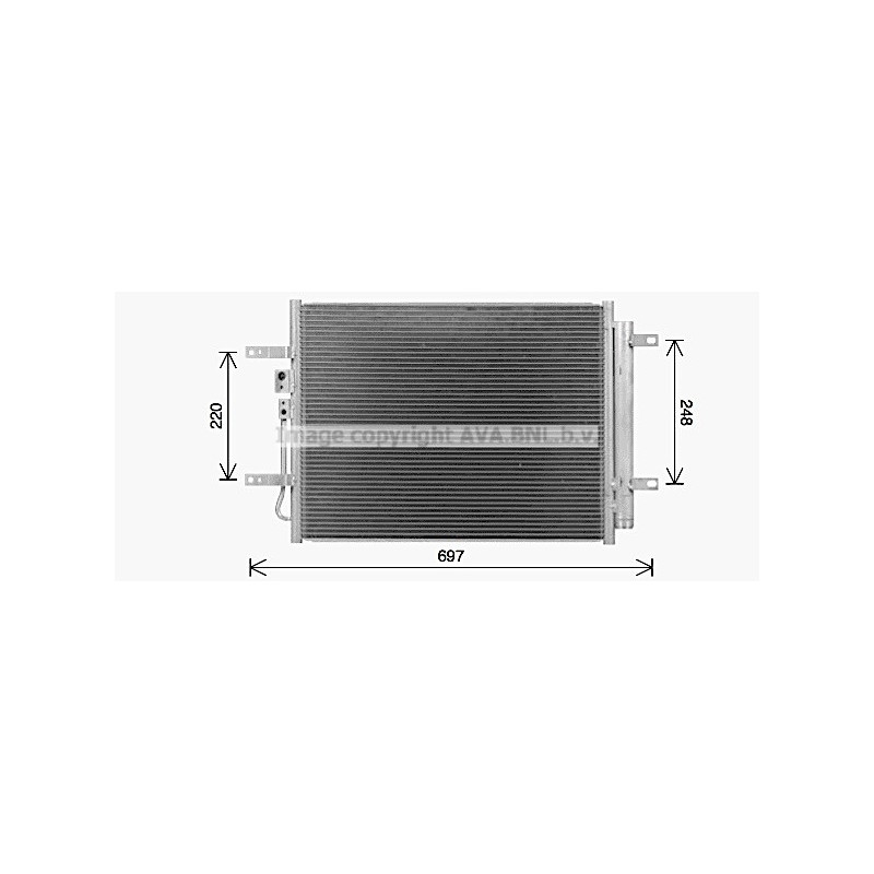 Condenseur de climatisation AVA QUALITY COOLING