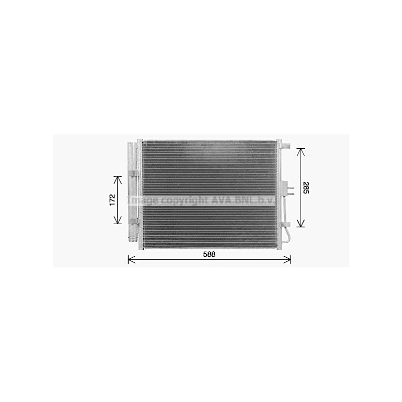 Condenseur de climatisation AVA QUALITY COOLING