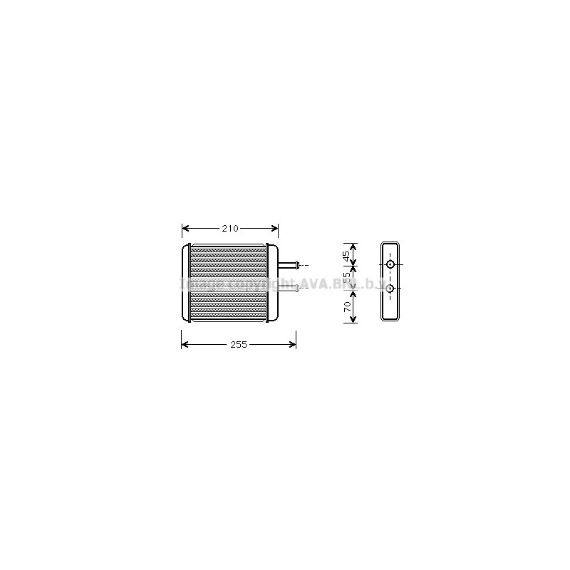 Radiateur de chauffage AVA QUALITY COOLING