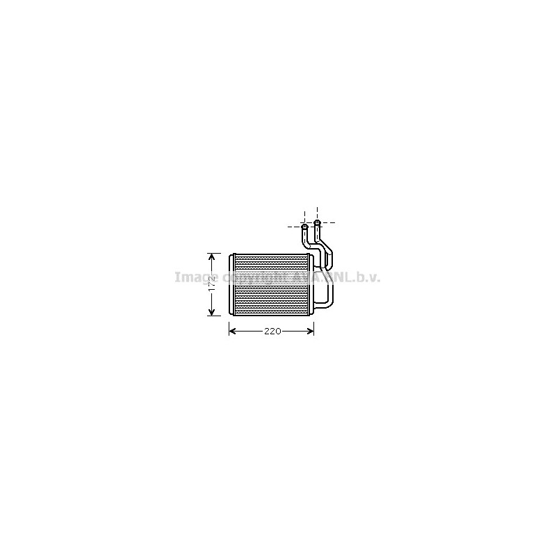 Radiateur de chauffage AVA QUALITY COOLING