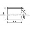 Radiateur de chauffage AVA QUALITY COOLING