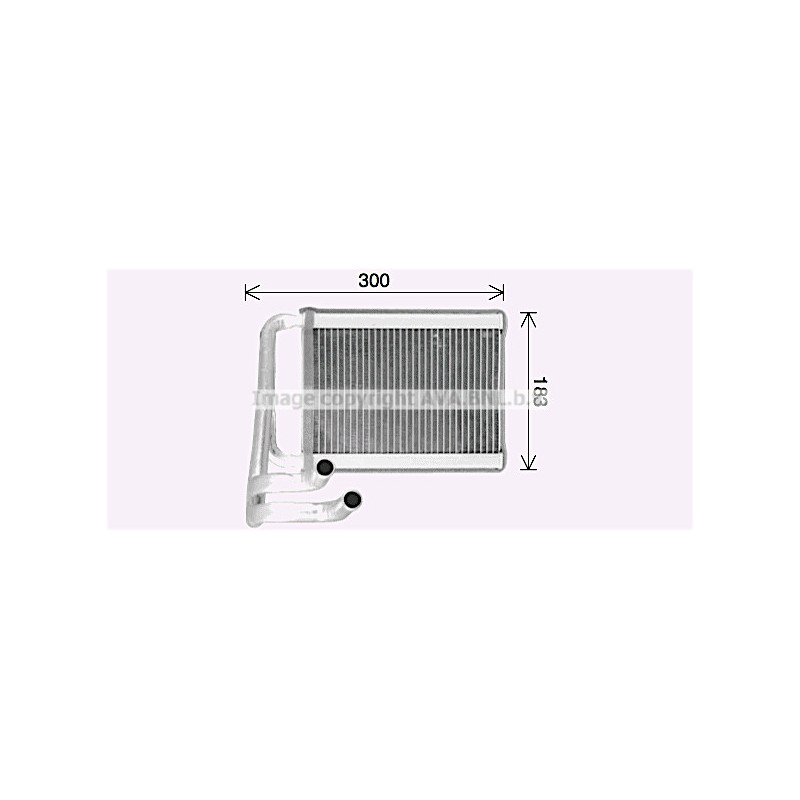 Radiateur de chauffage AVA QUALITY COOLING