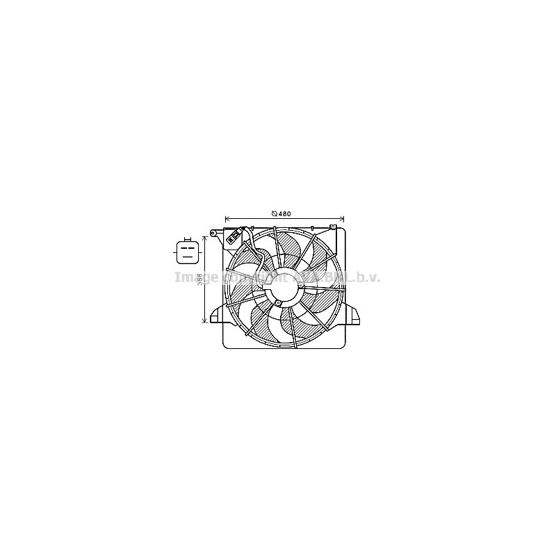 Ventilateur (refroidissement moteur) AVA QUALITY COOLING