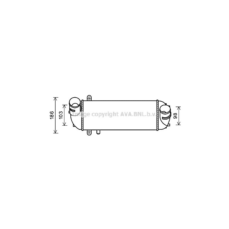 Intercooler (échangeur d'air) AVA QUALITY COOLING