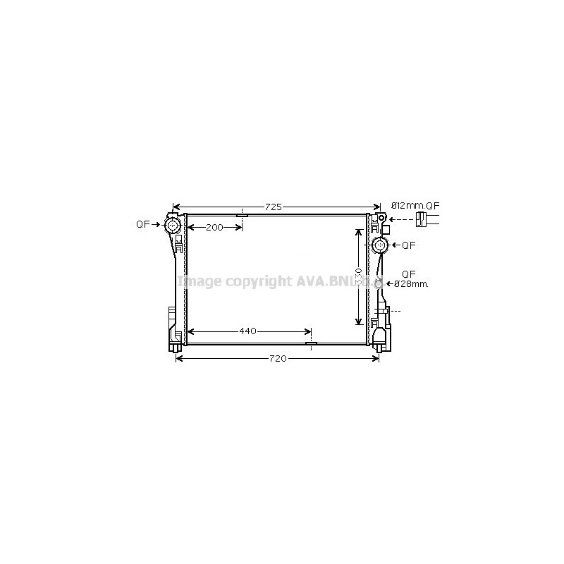 Radiateur AVA QUALITY COOLING