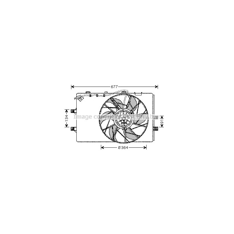 Ventilateur (refroidissement moteur) AVA QUALITY COOLING