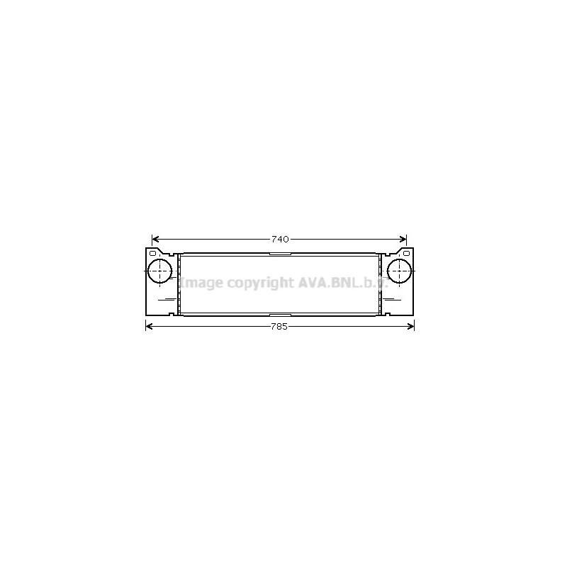 Intercooler (échangeur d'air) AVA QUALITY COOLING