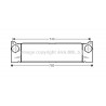 Intercooler (échangeur d'air) AVA QUALITY COOLING