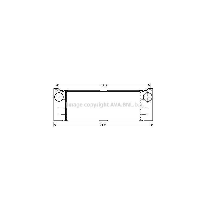 Intercooler (échangeur d'air) AVA QUALITY COOLING