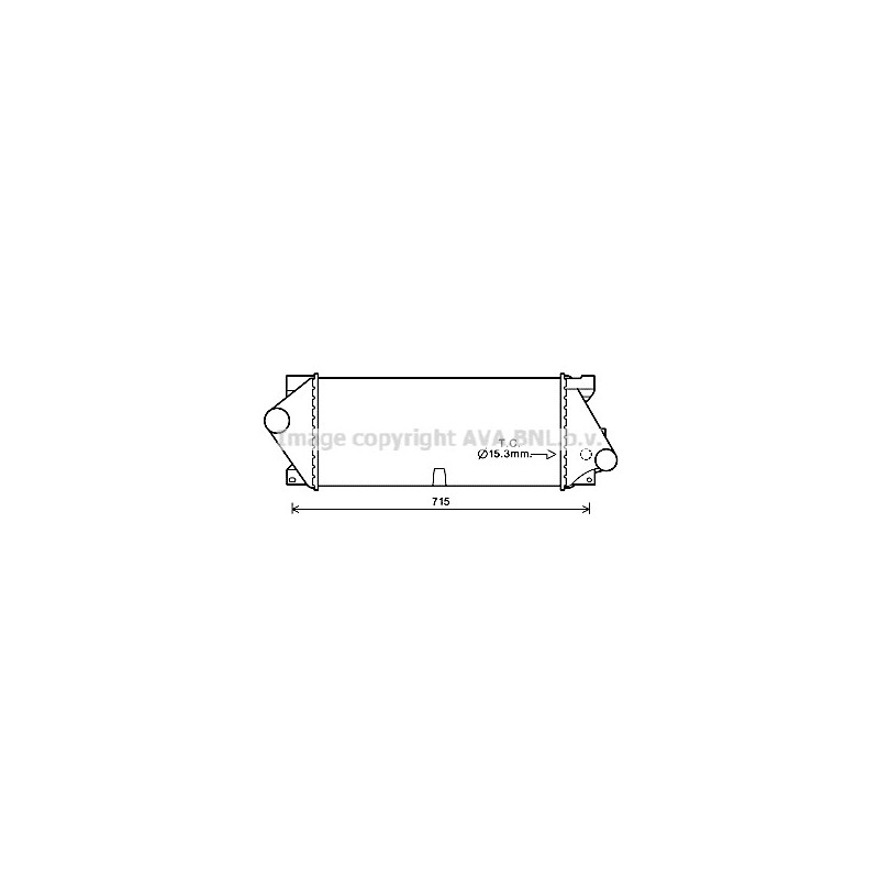 Intercooler (échangeur d'air) AVA QUALITY COOLING