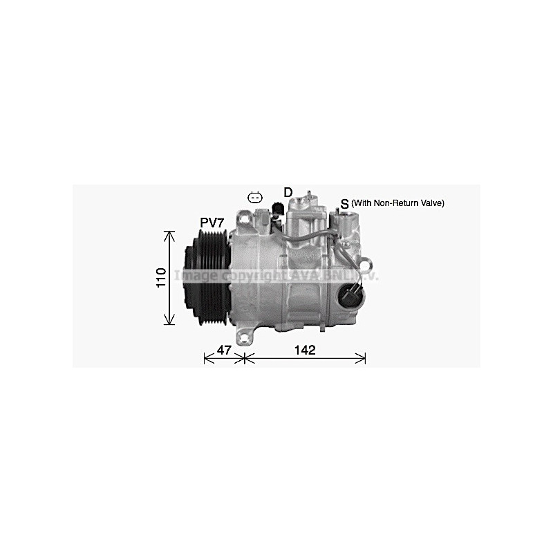 Compresseur de climatisation AVA QUALITY COOLING