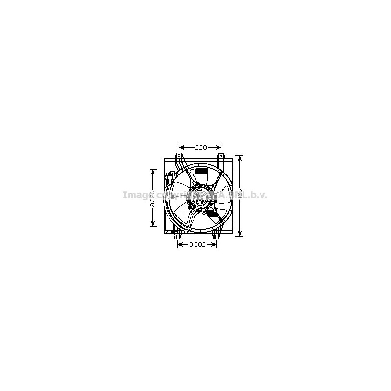 Ventilateur (refroidissement moteur) AVA QUALITY COOLING