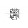 Ventilateur (refroidissement moteur) AVA QUALITY COOLING