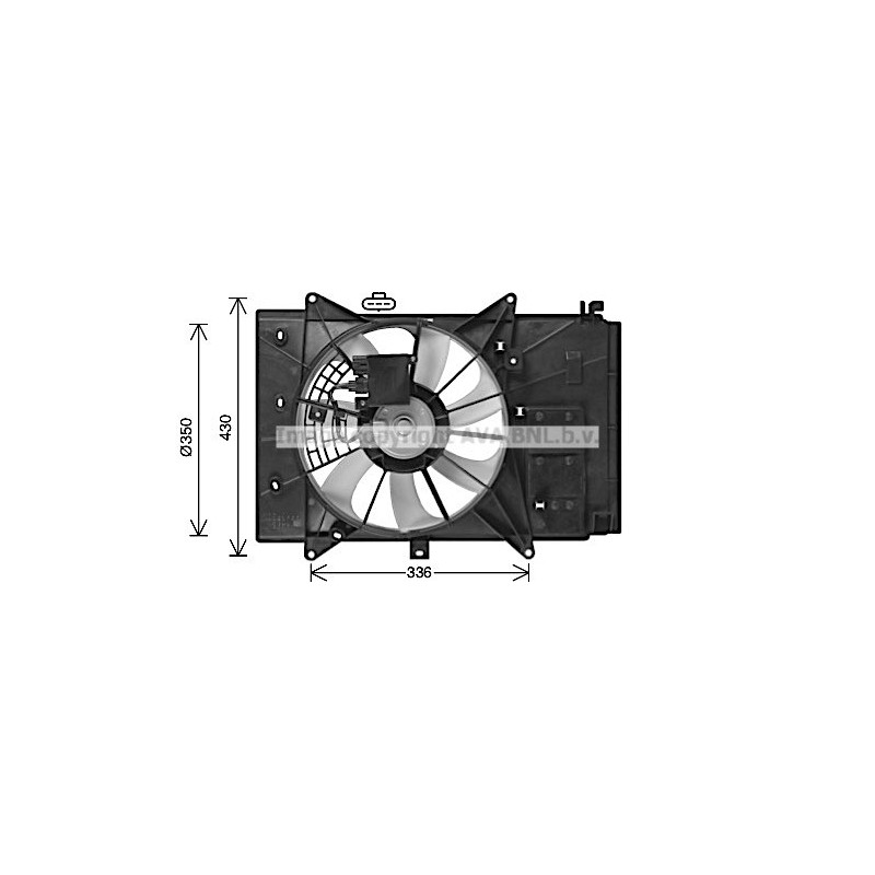 Ventilateur (refroidissement moteur) AVA QUALITY COOLING