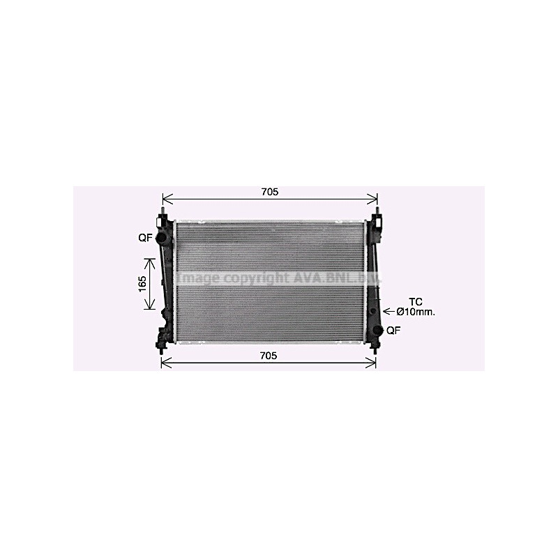 Radiateur AVA QUALITY COOLING