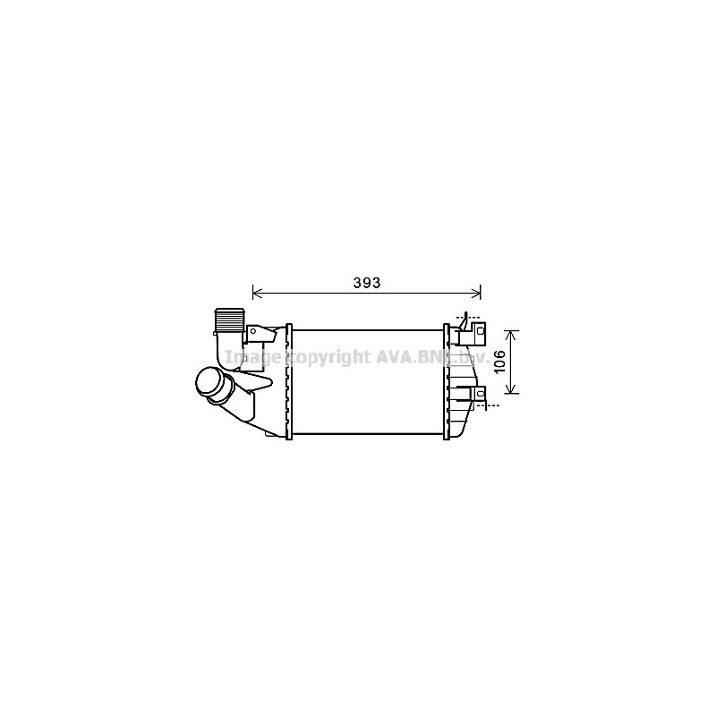 Intercooler (échangeur d'air) AVA QUALITY COOLING