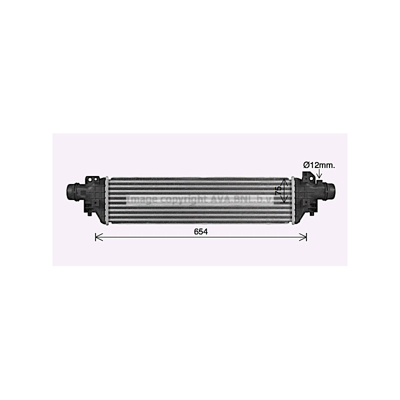 Intercooler (échangeur d'air) AVA QUALITY COOLING