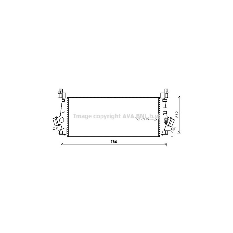 Intercooler (échangeur d'air) AVA QUALITY COOLING