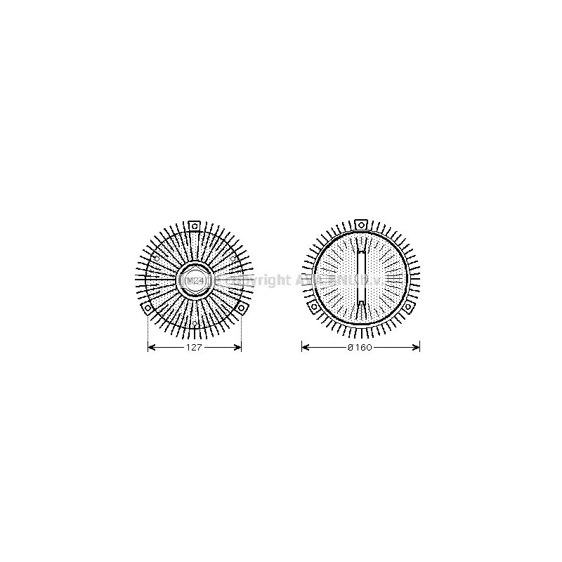 Visco-coupleur AVA QUALITY COOLING