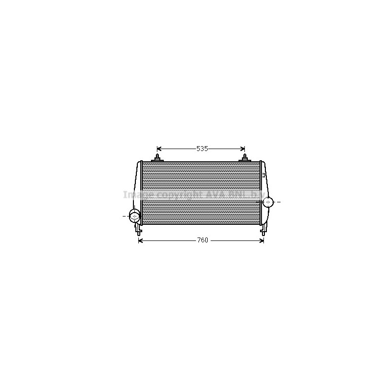 Intercooler (échangeur d'air) AVA QUALITY COOLING