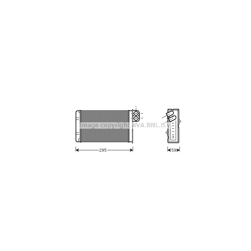 Radiateur de chauffage AVA QUALITY COOLING