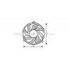 Ventilateur (refroidissement moteur) AVA QUALITY COOLING