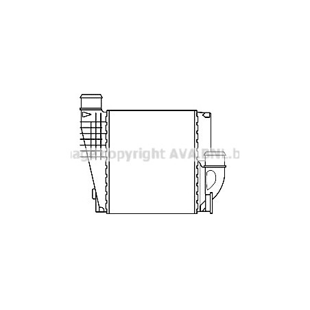 Intercooler (échangeur d'air) AVA QUALITY COOLING