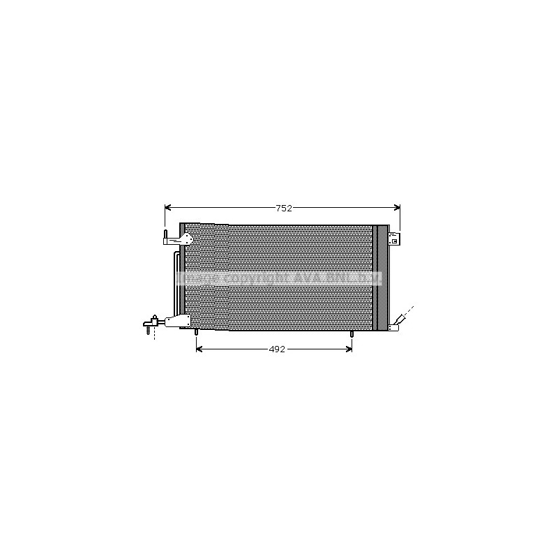 Condenseur de climatisation AVA QUALITY COOLING