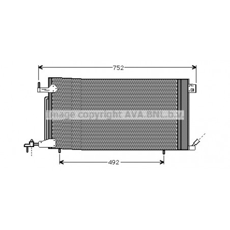 Condenseur de climatisation AVA QUALITY COOLING