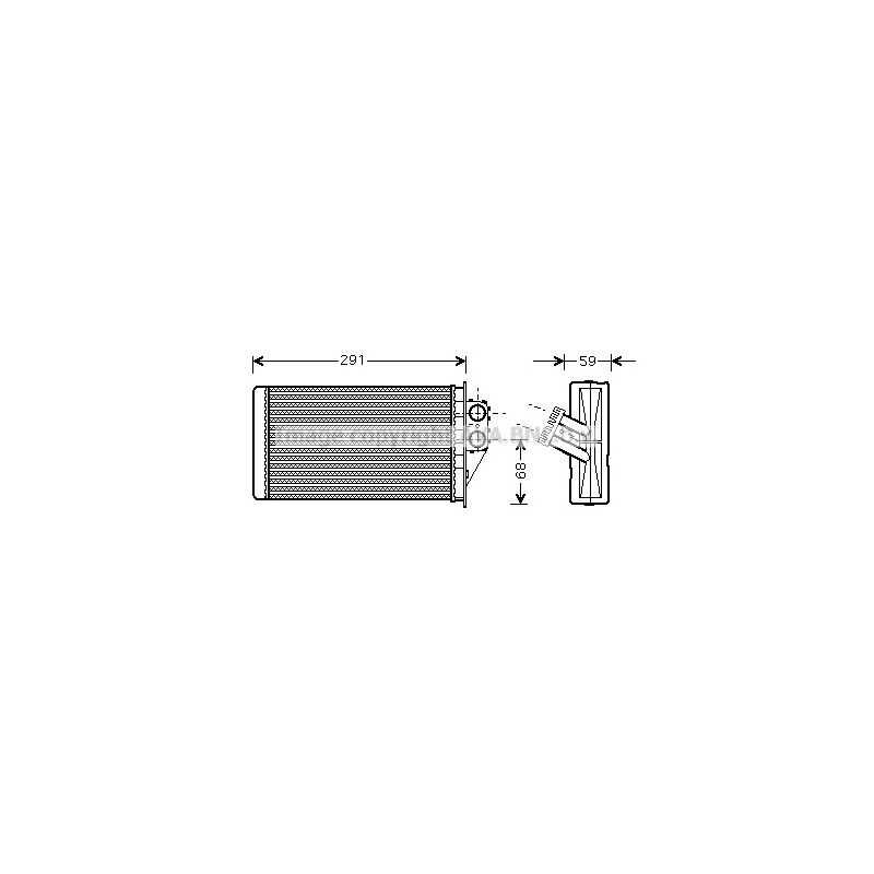 Radiateur de chauffage AVA QUALITY COOLING