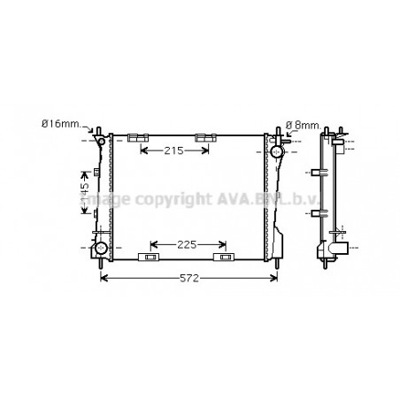 Radiateur AVA QUALITY COOLING